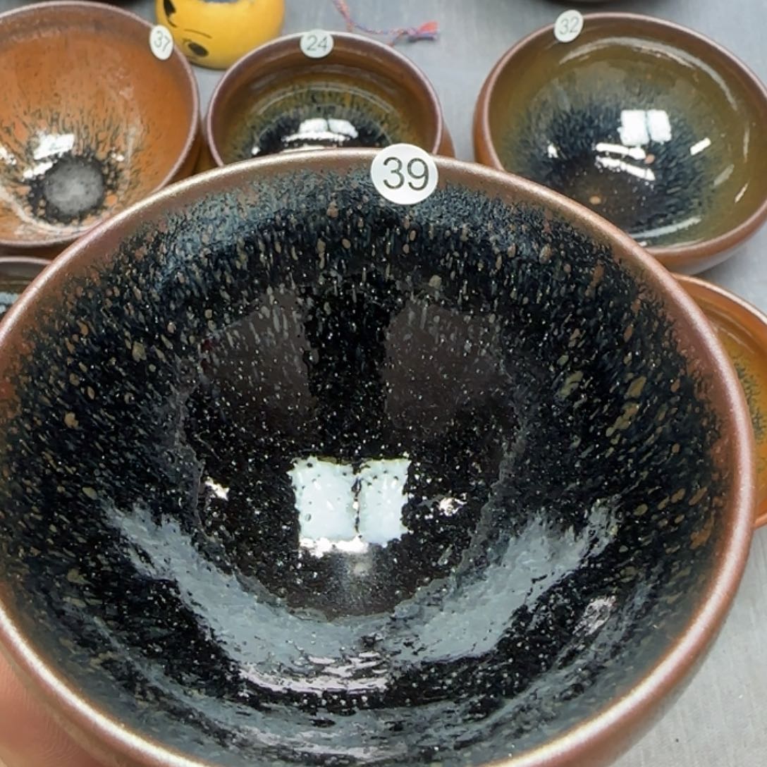 吉***青茶盏印春堂柴烧建盏