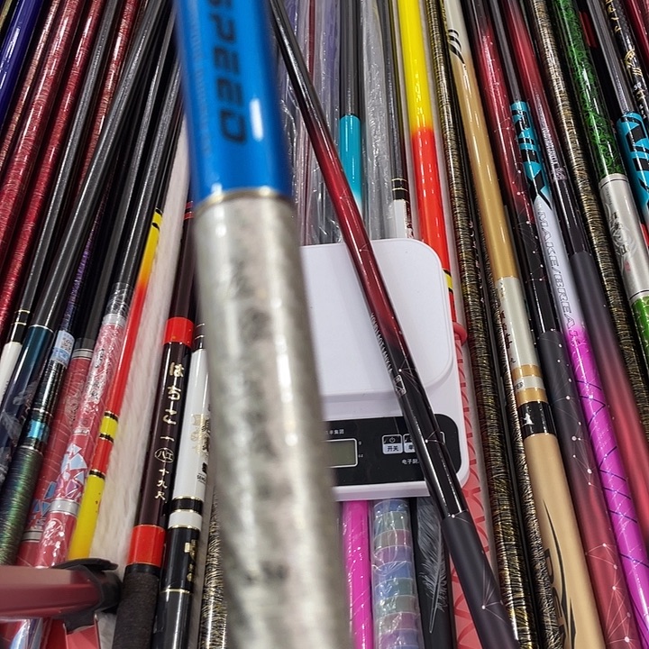 碳素6.3m龙纹画戟大物竿6.3米样品