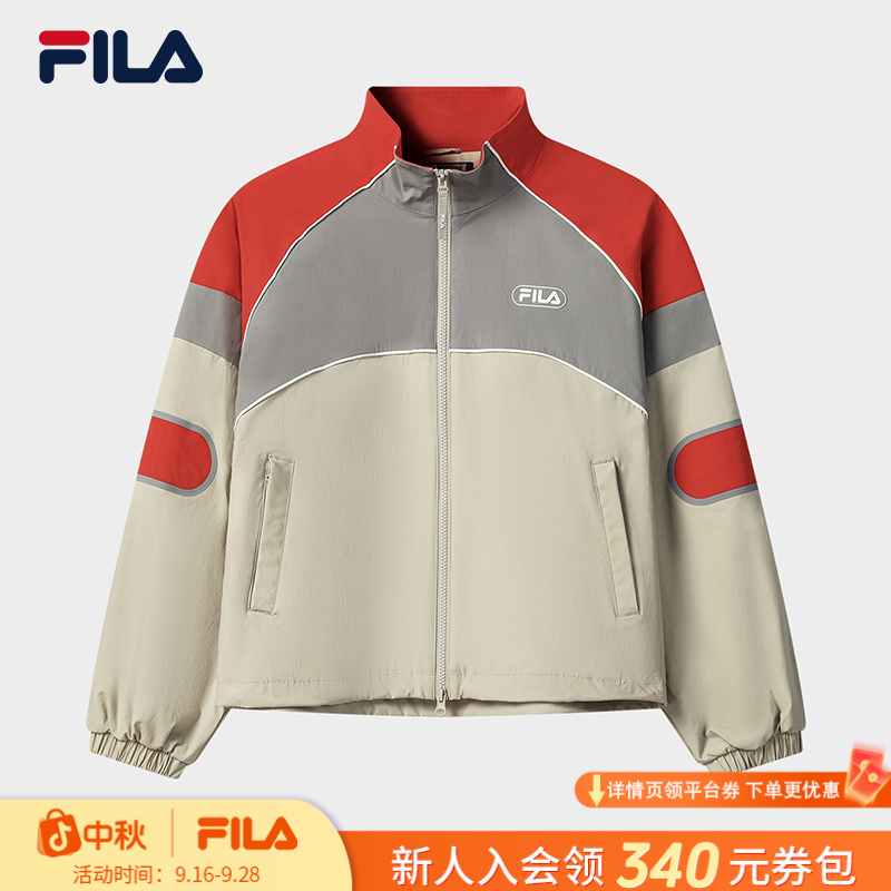 【杨幂同款】Fila斐乐秋冬新款女士防风保暖户外梭织外套F11W549703