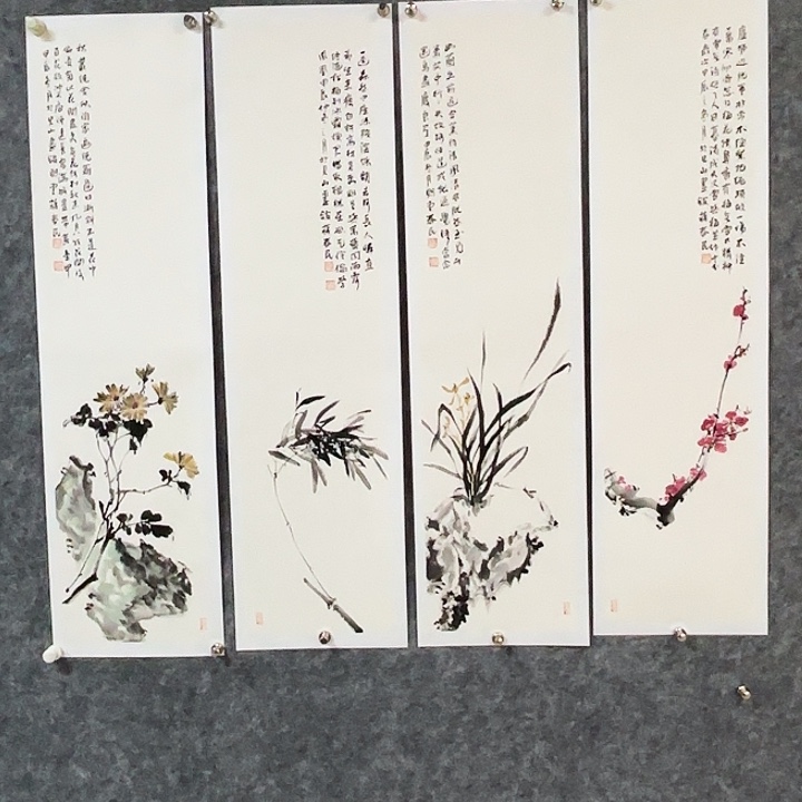 国画闲堂春民国画作品