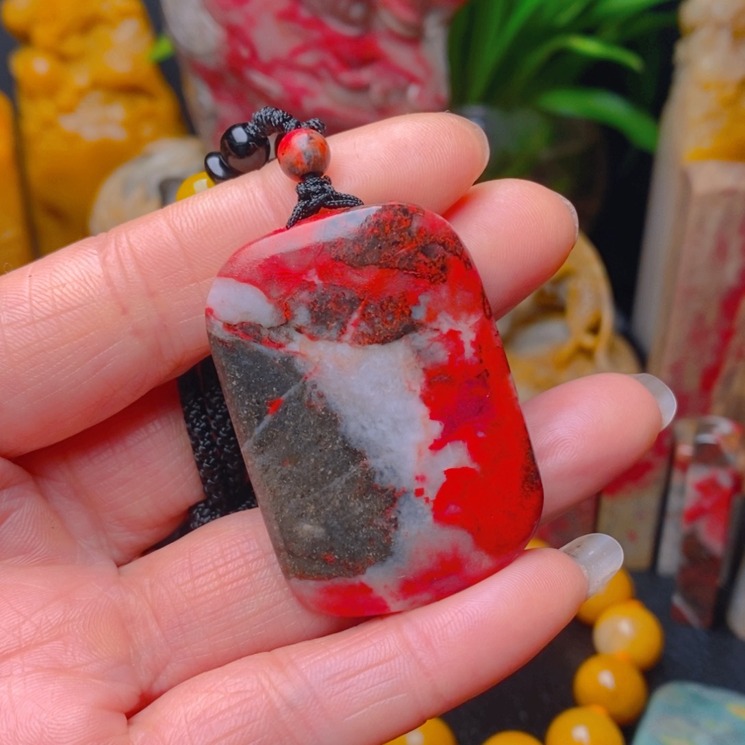 鸡血石鸡血石挂牌