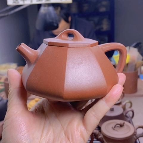 茶壶紫砂八方石瓢260cc左右