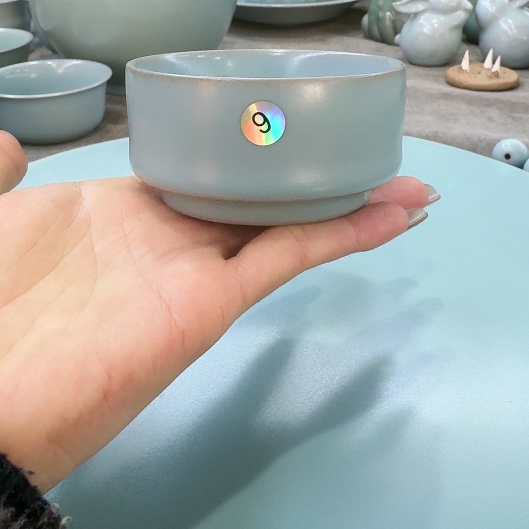 杯仿古宋臻釉直壁普洱瑕9