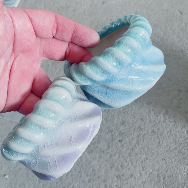 陶瓷浮力炸半手工花盆浮力炸