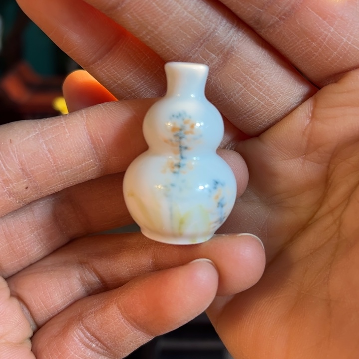 摆件微陶老王迷你花瓶