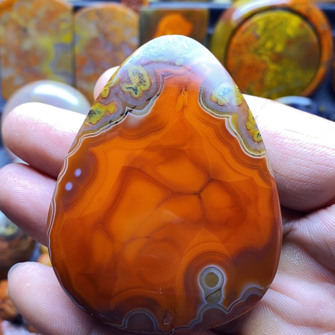 玛瑙/玉髓拉丝飘纱未镶嵌