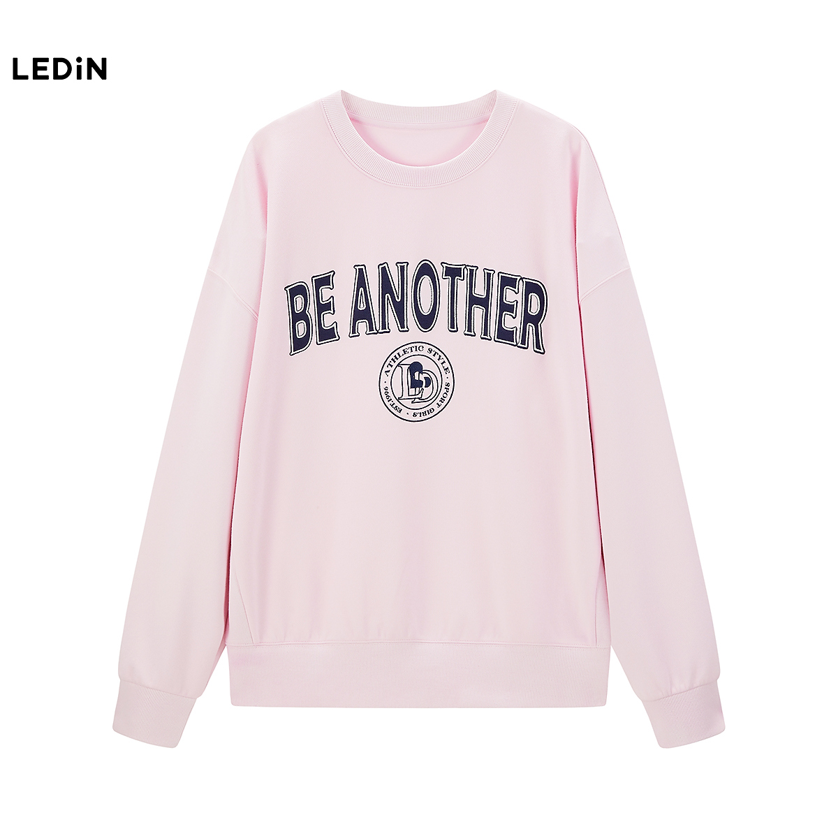 乐町大字宽松圆领卫衣2691