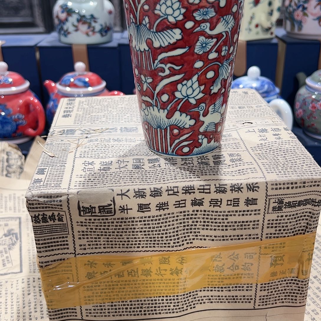 陶摆件景德镇陶瓷杯