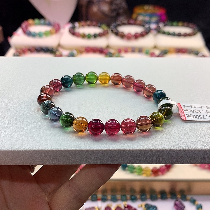 碧玺手链未镶嵌?***鱼8.1:色标。