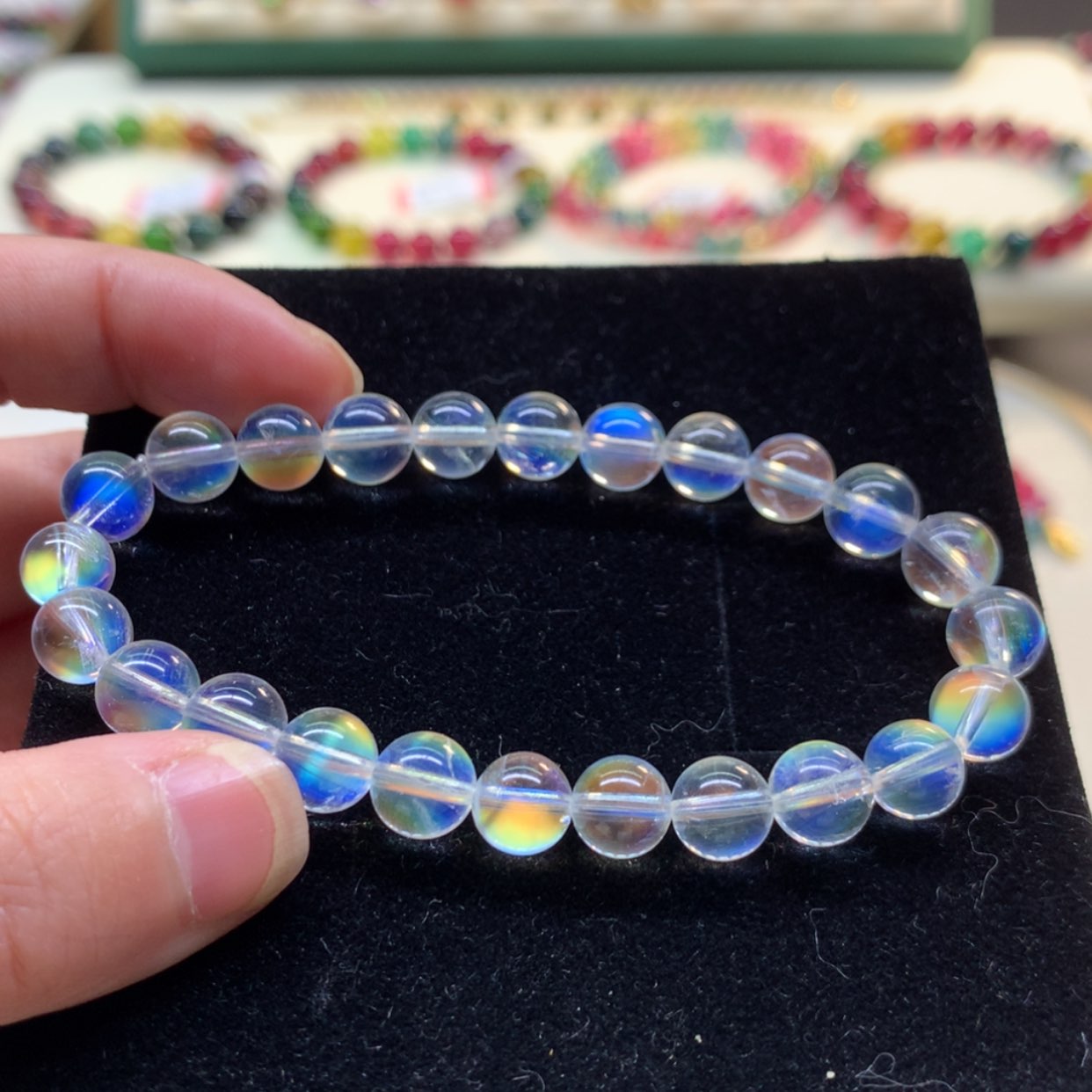 【闪购商品】月光石手链未镶嵌马岛月光8mm