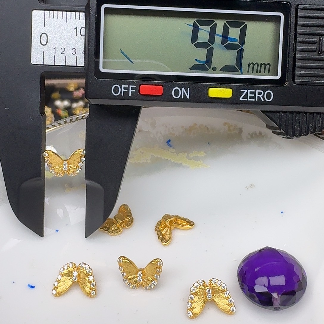 银S925镶嵌颈饰紫晶紫水晶925镶嵌103