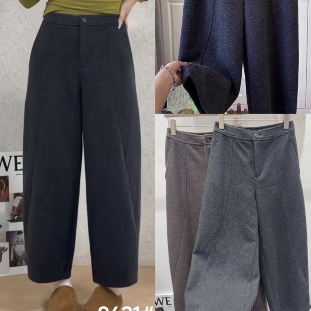 红姐批发加厚显瘦弯刀裤休闲裤冬季新款