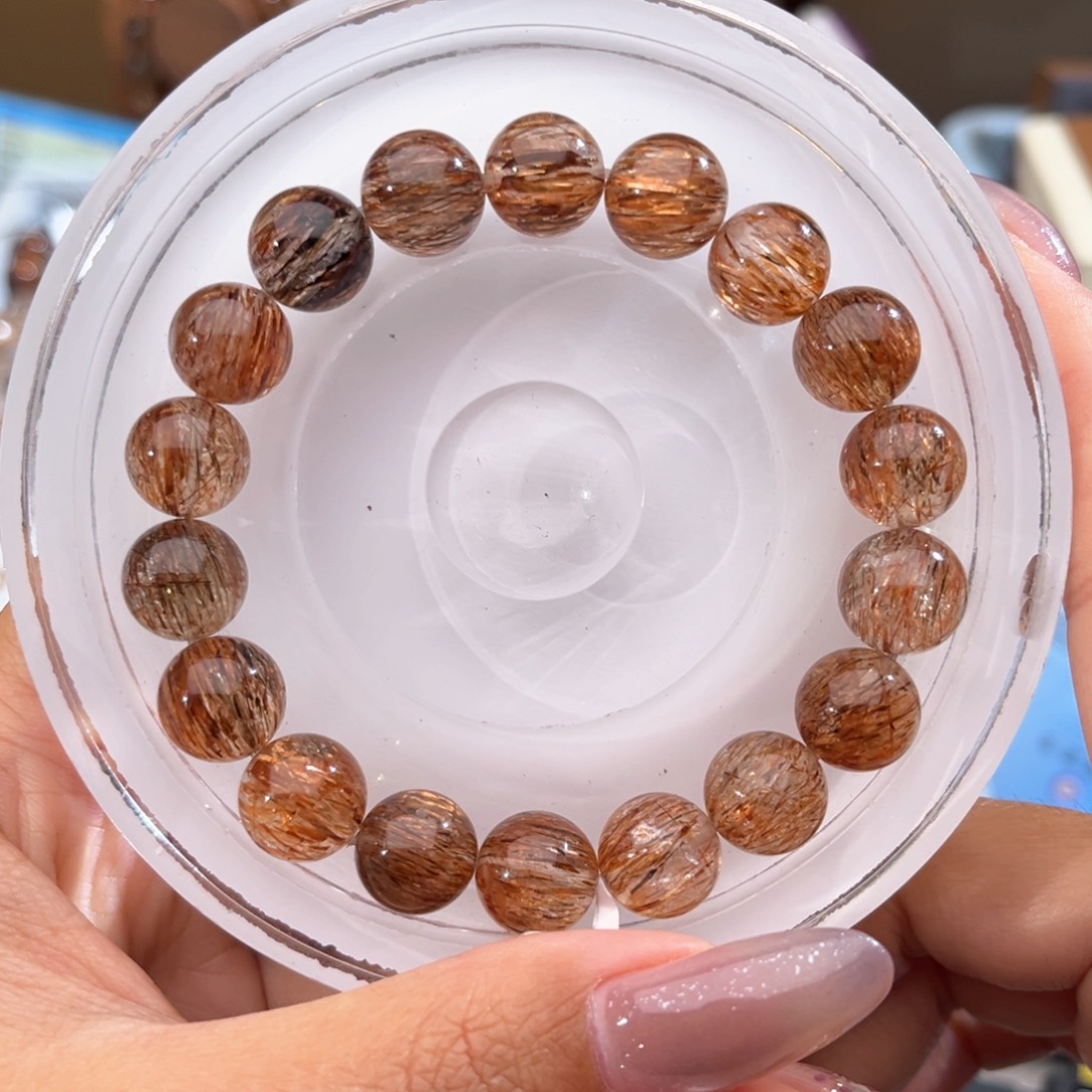 未镶嵌手链水晶黑金超11m