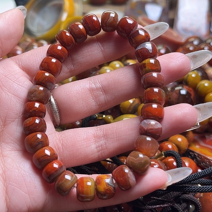 玛瑙/玉髓未镶嵌手串