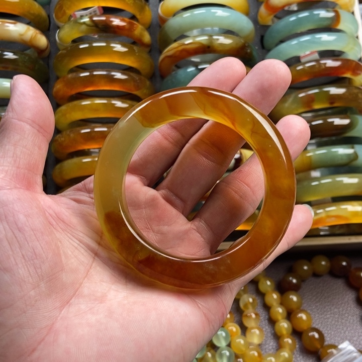 蛇纹石玉手镯未镶嵌昭*丶