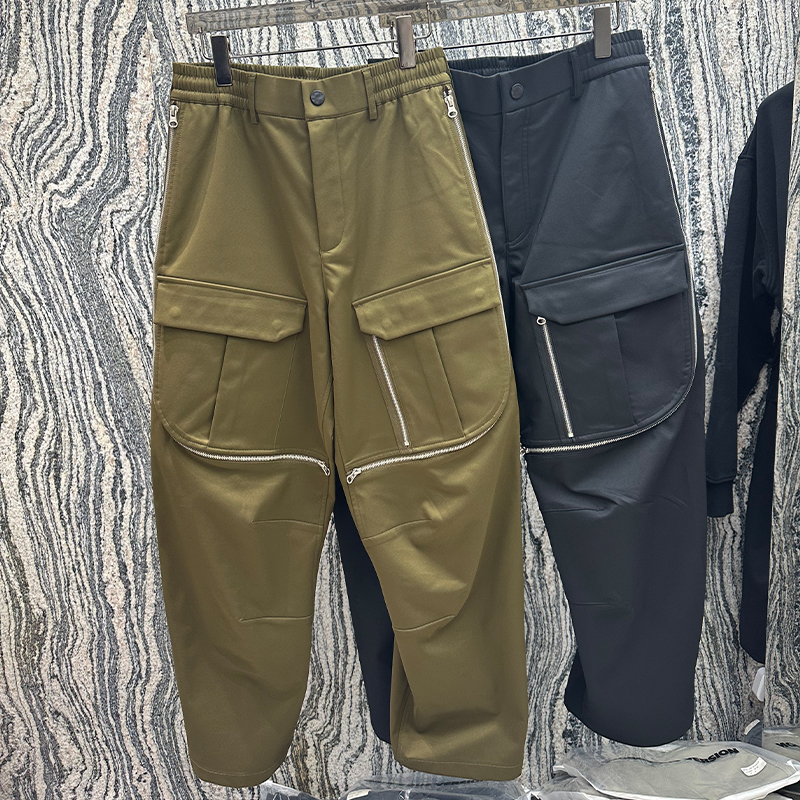 【聚】1384 定制面料！潮人高街休闲裤 w135-23660