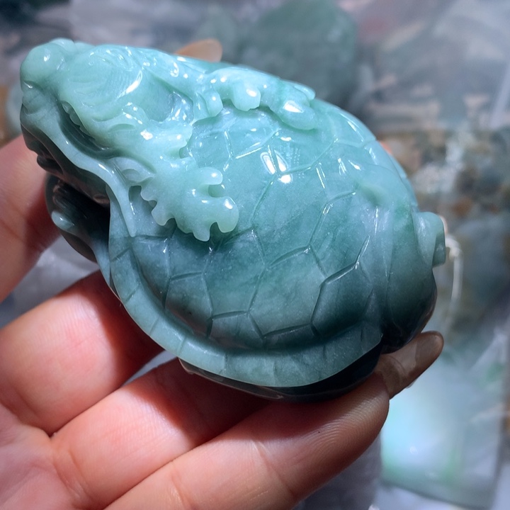 翡翠未镶嵌颈饰保真天然A货翡翠