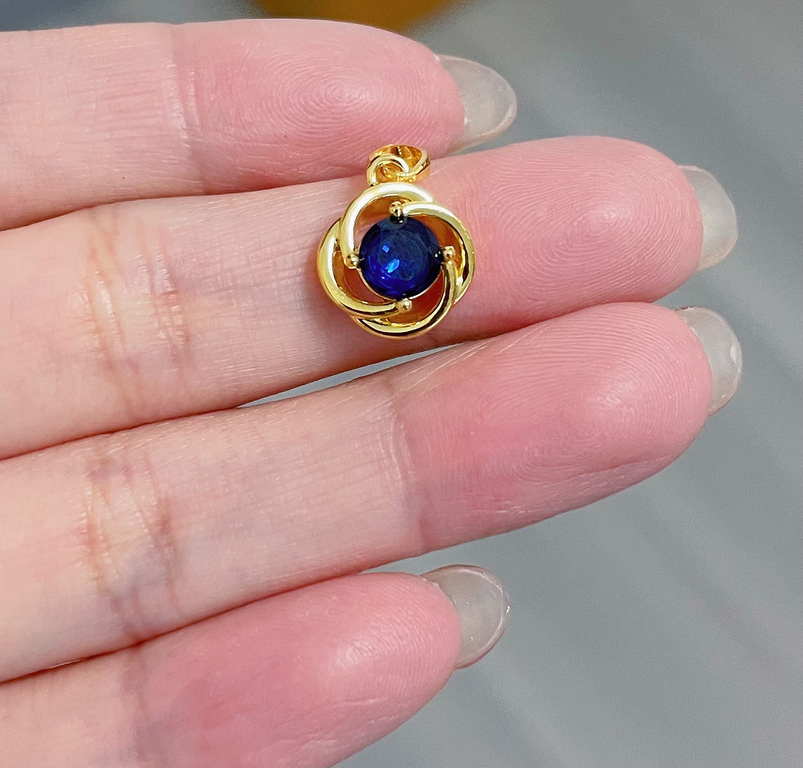  玉麓 足金999四叶草吊坠时尚百搭款5D（定价）