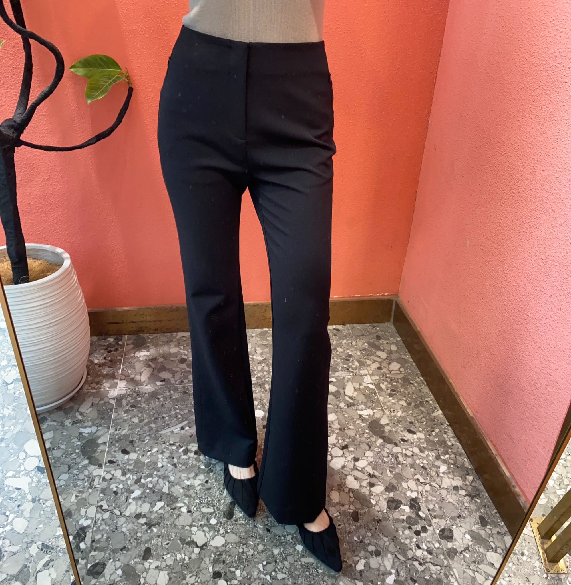 （默茗服装）拉链口袋西装长裤