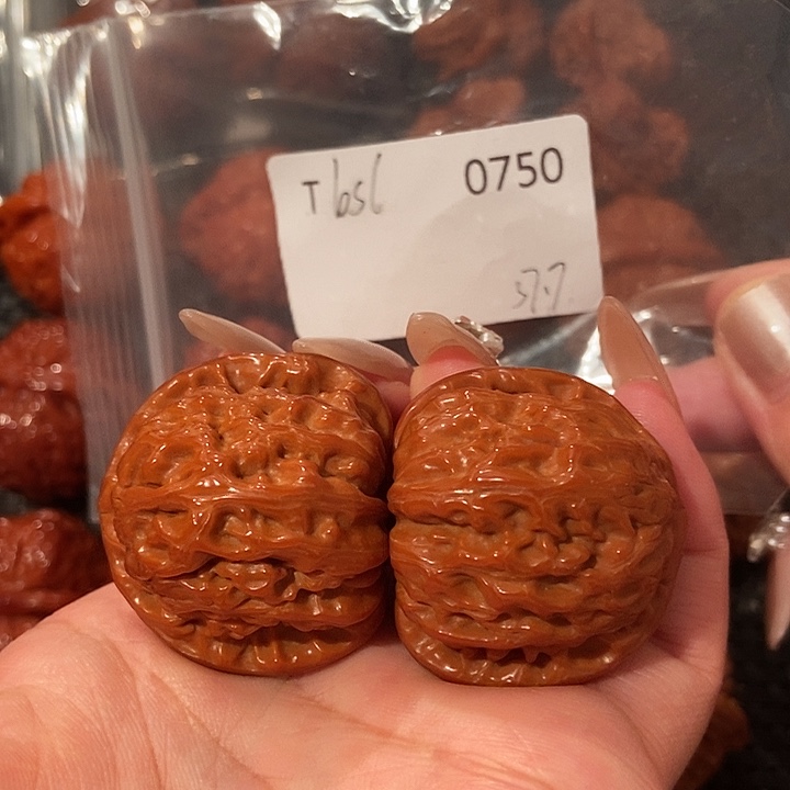 吊坠文玩核桃白狮子37.7