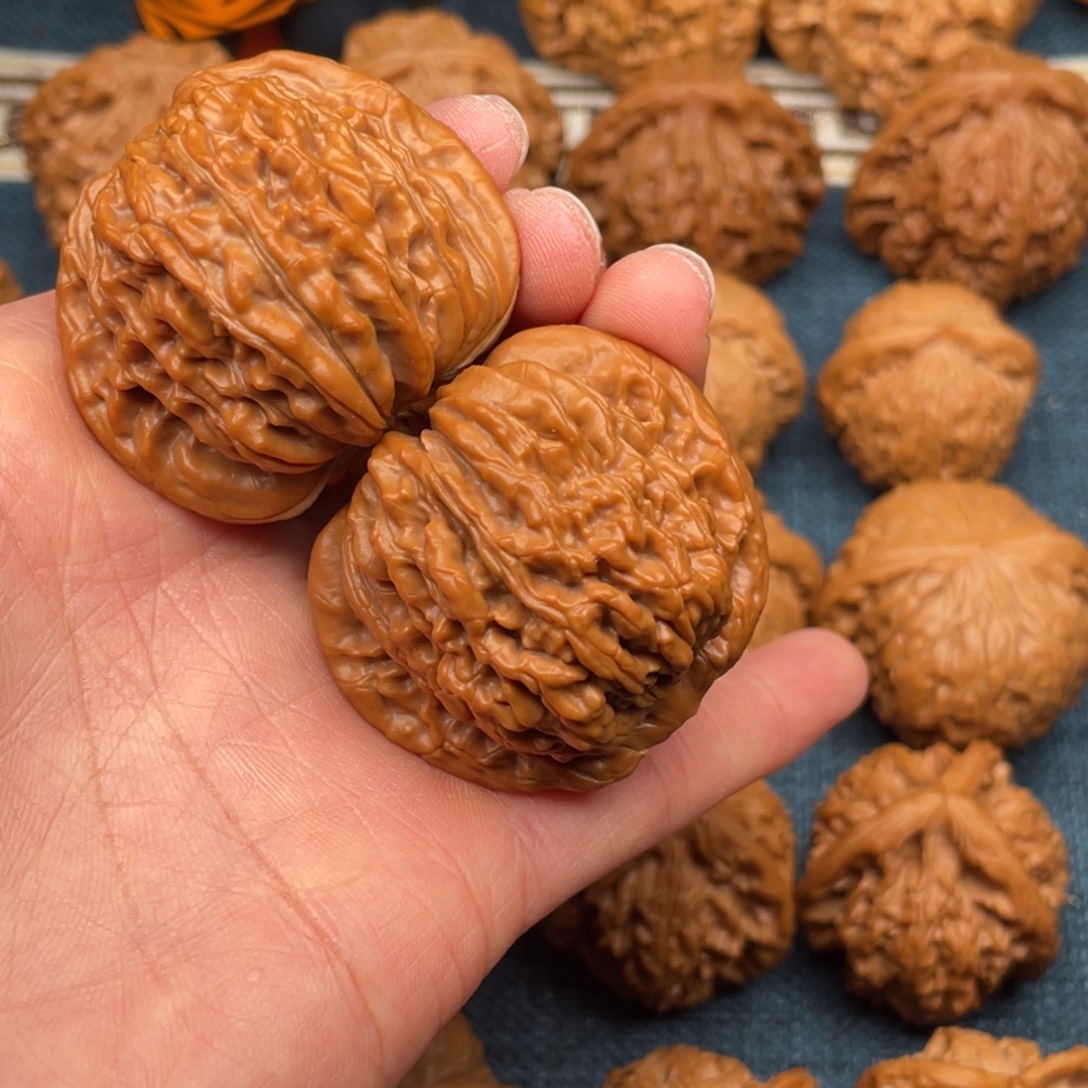 李***李把件文玩核桃43全品平谷楼