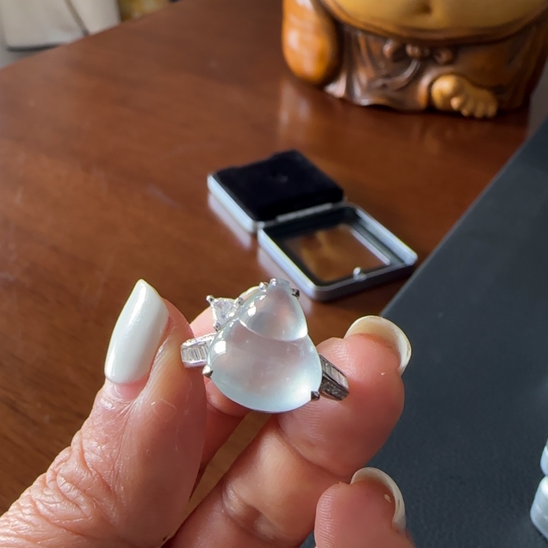 翡翠颈饰18K金镶嵌毛****葫芦