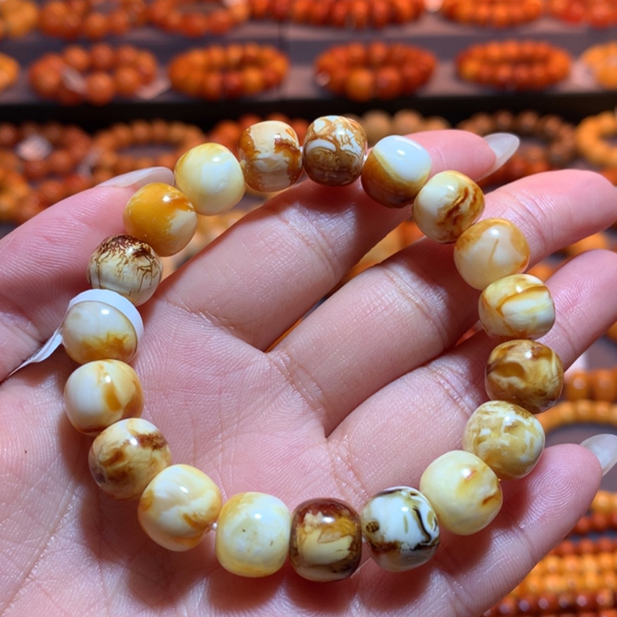 【闪购商品】手串蜜蜡未镶嵌人****ᰔ蜜蜡手串