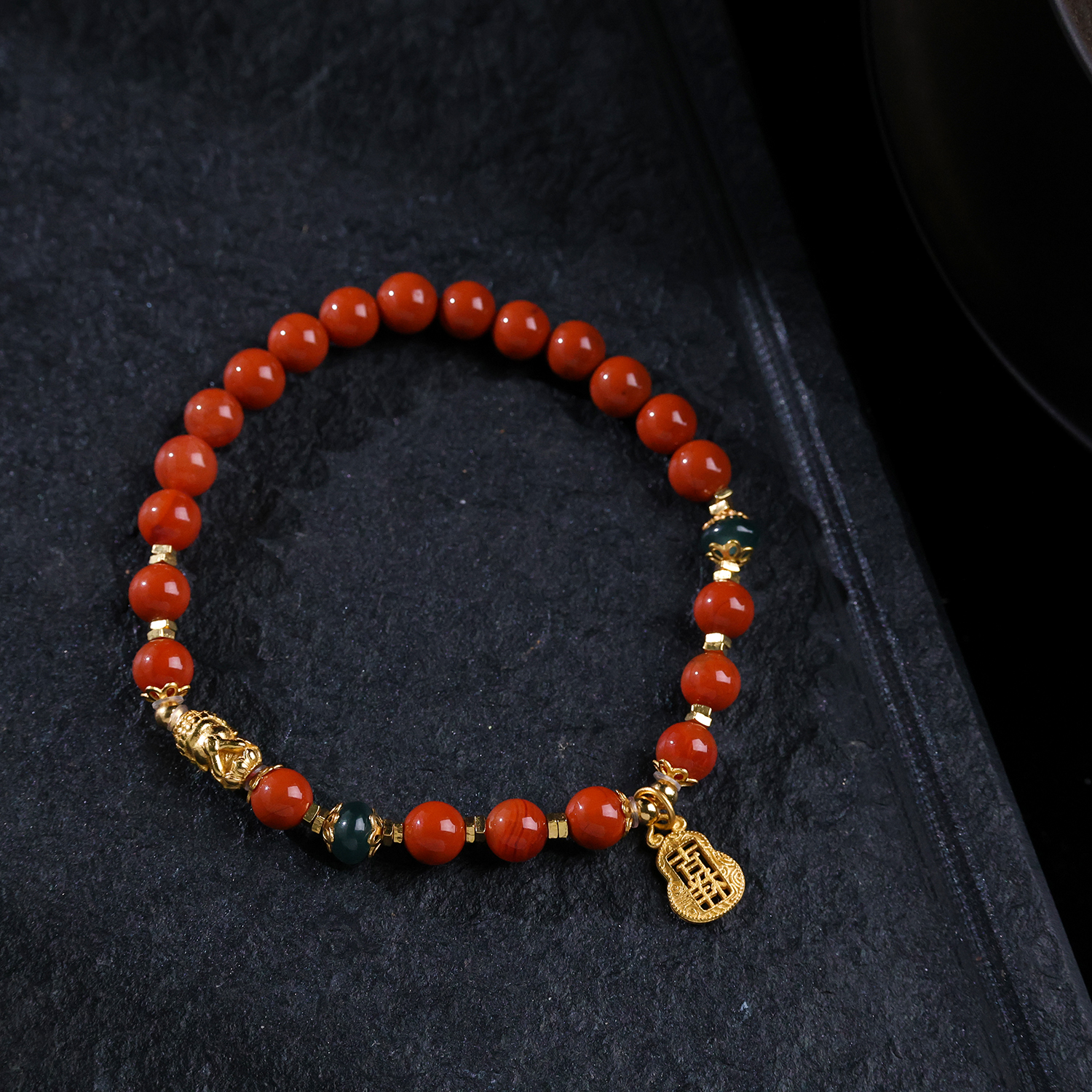 【酸酸专属】度母葫芦牌南红手链  | 多样性发一 JR0017