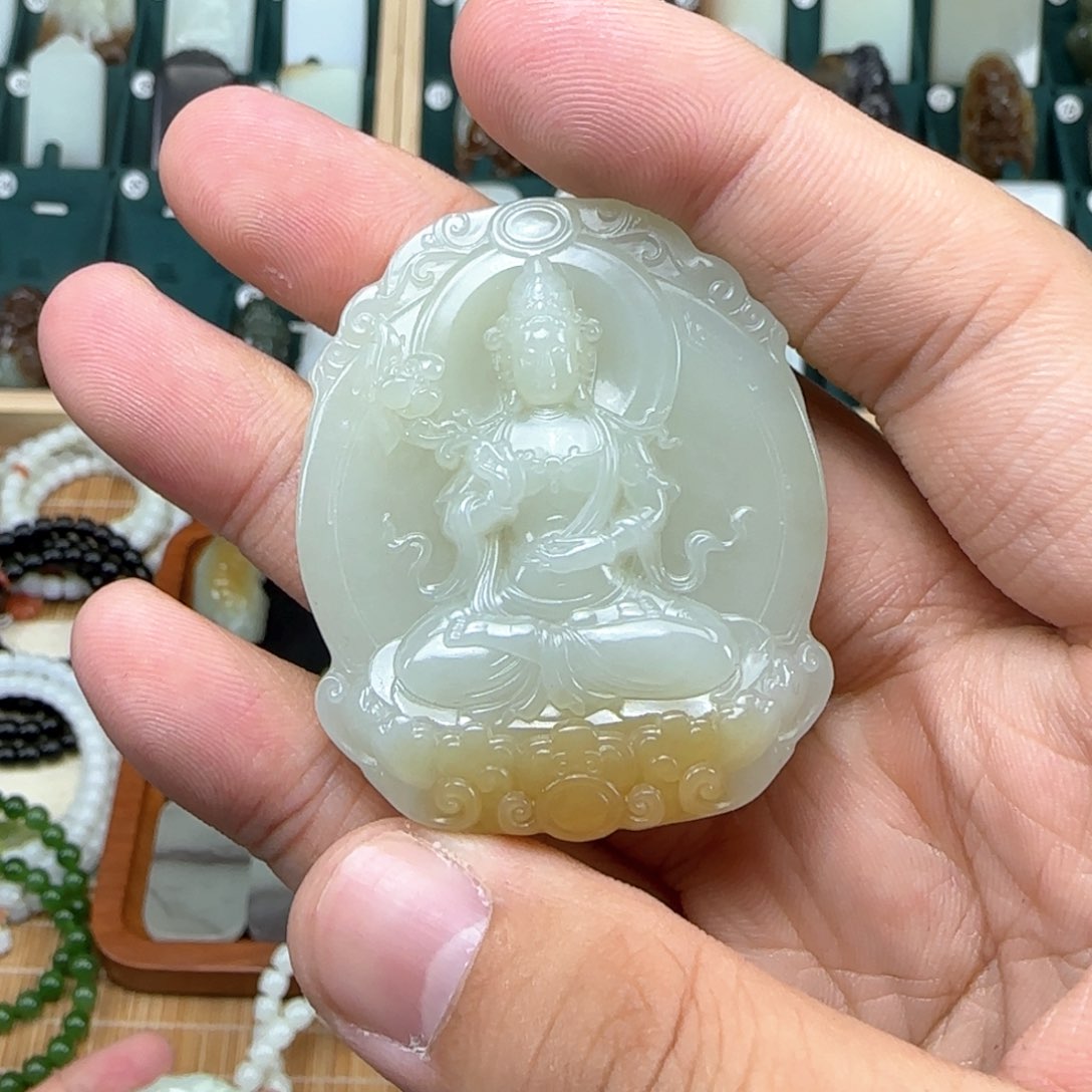 和田玉挂件未镶嵌