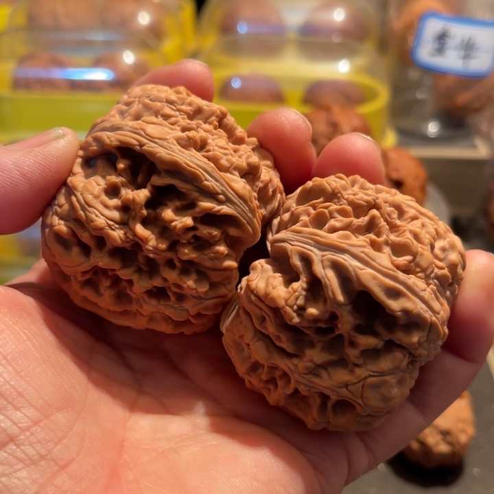 文玩核桃把件全品门墩53