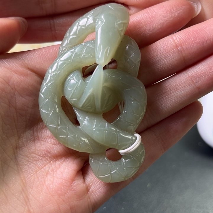 和田玉挂件未镶嵌听****8