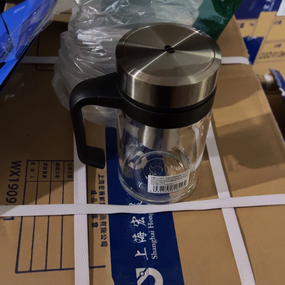 U219本色单层烫手玻璃杯500➕除垢剂