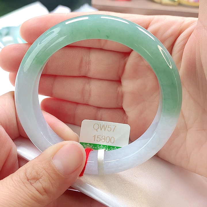 未镶嵌手镯翡翠57.5正