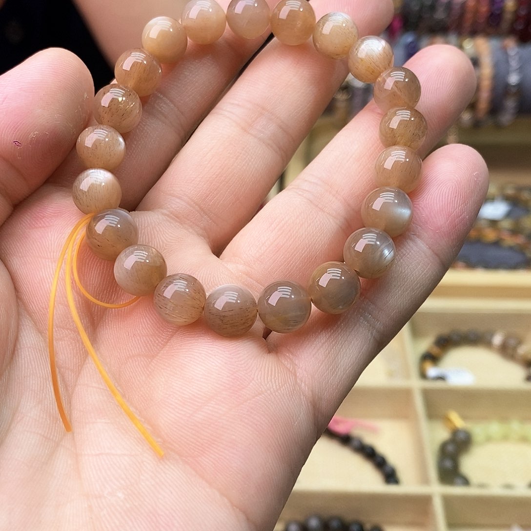 水晶手链未镶嵌金骨干手链1。   