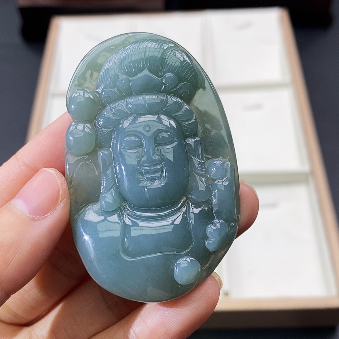 翡翠未镶嵌颈饰缅甸翡翠a货
