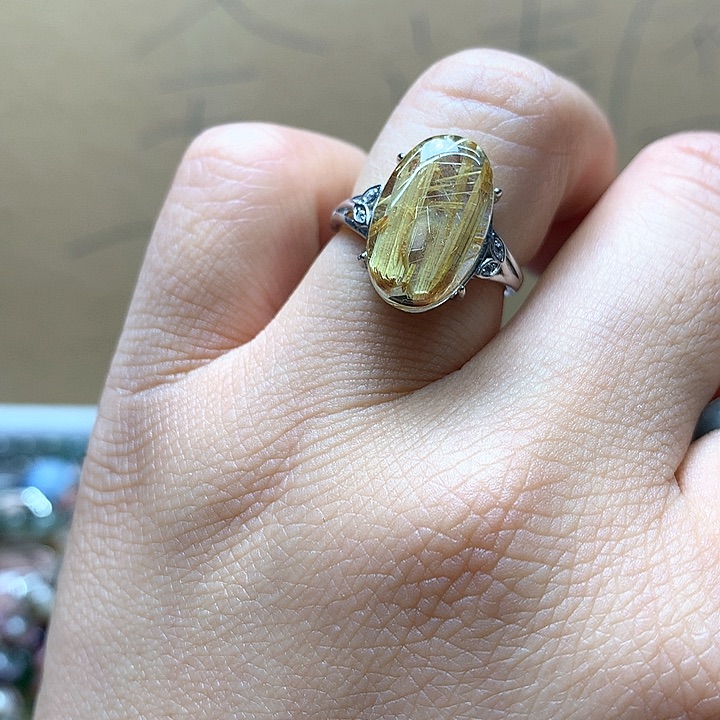 水晶水晶戒指未镶嵌