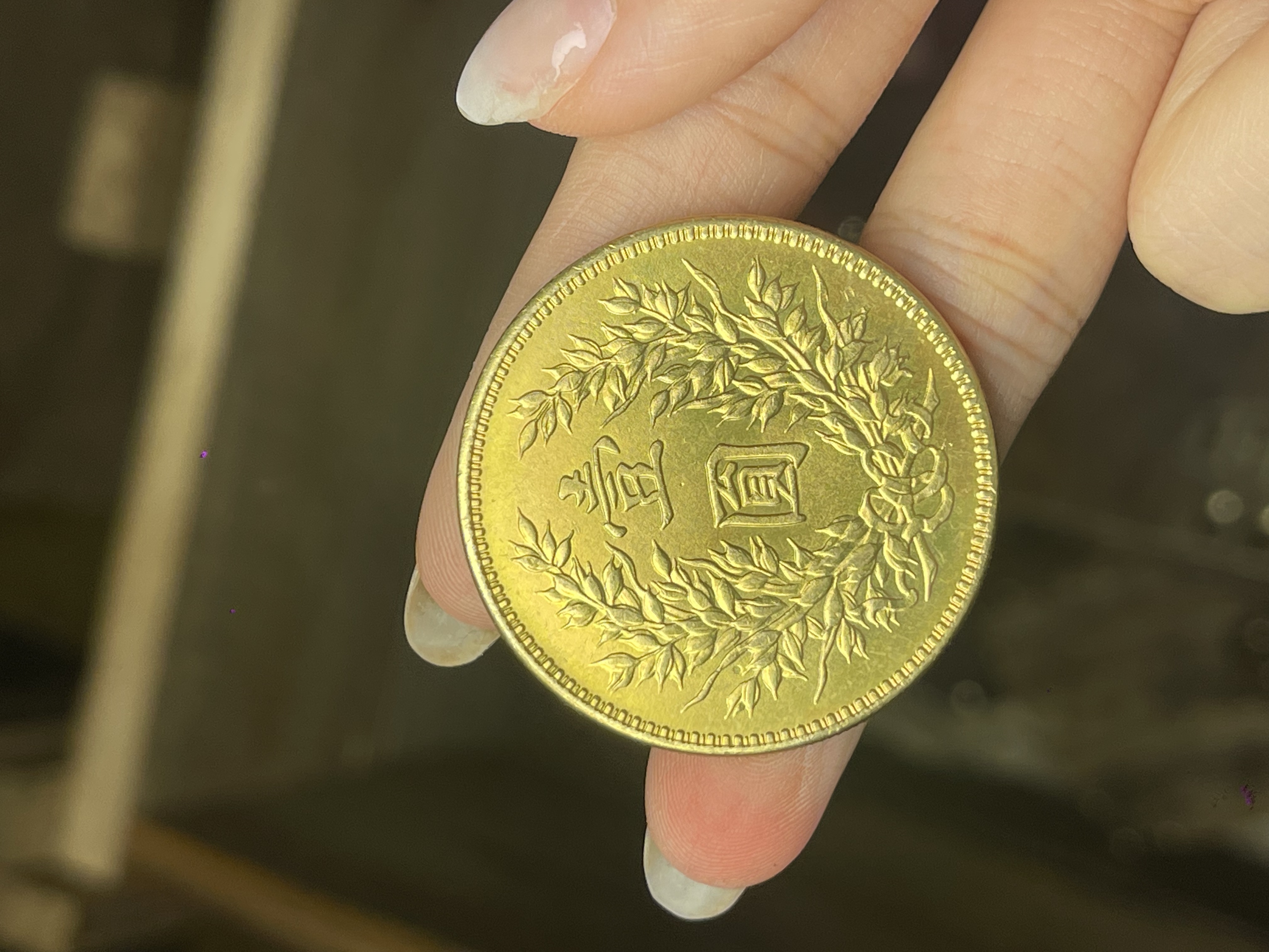 精美手工艺术摆件 复古摆件金大头