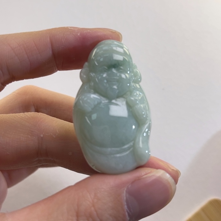 翡翠吊坠(赠链)未镶嵌代编织