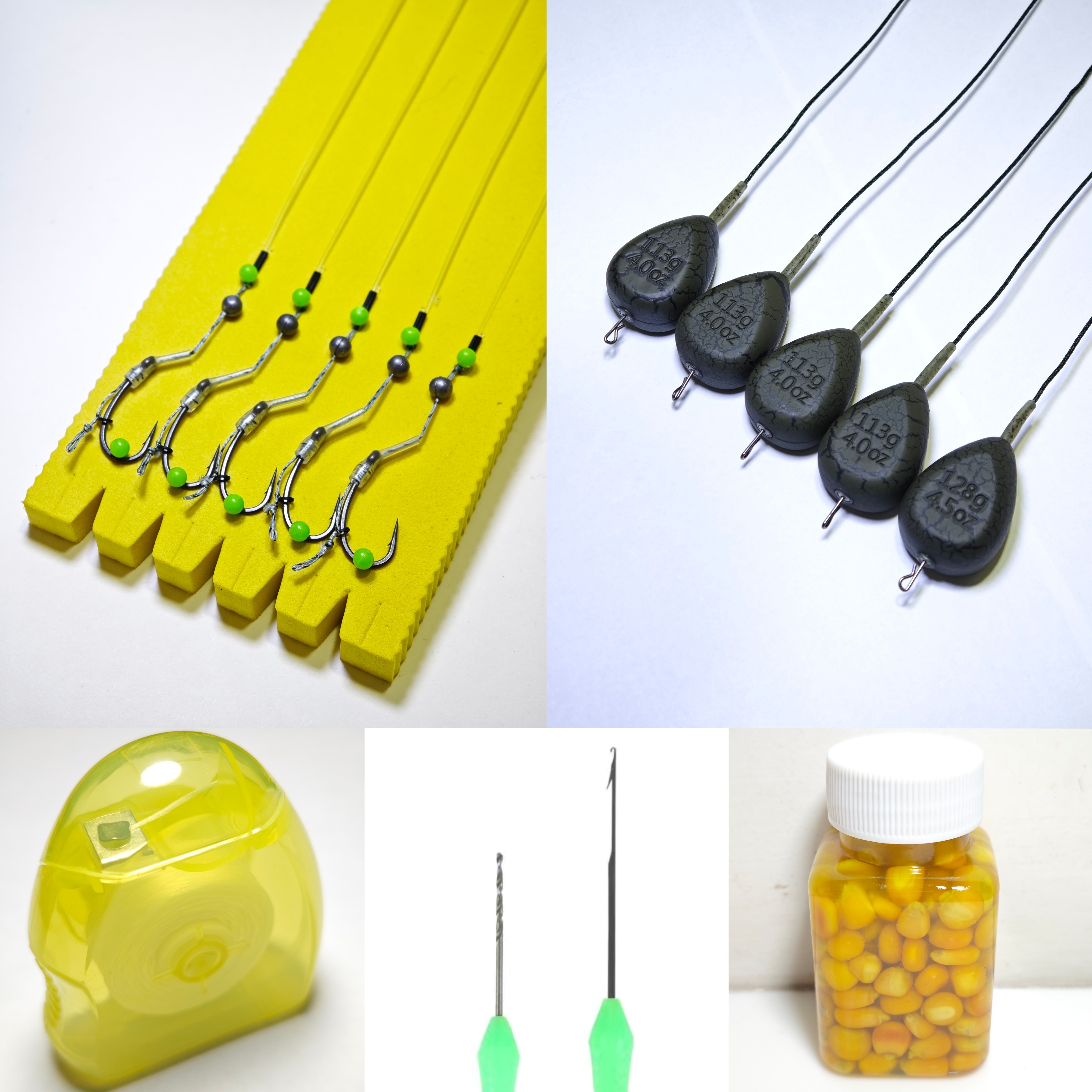 42、内联前导套餐 加强长弯背钩 欧鲤钓反底钓