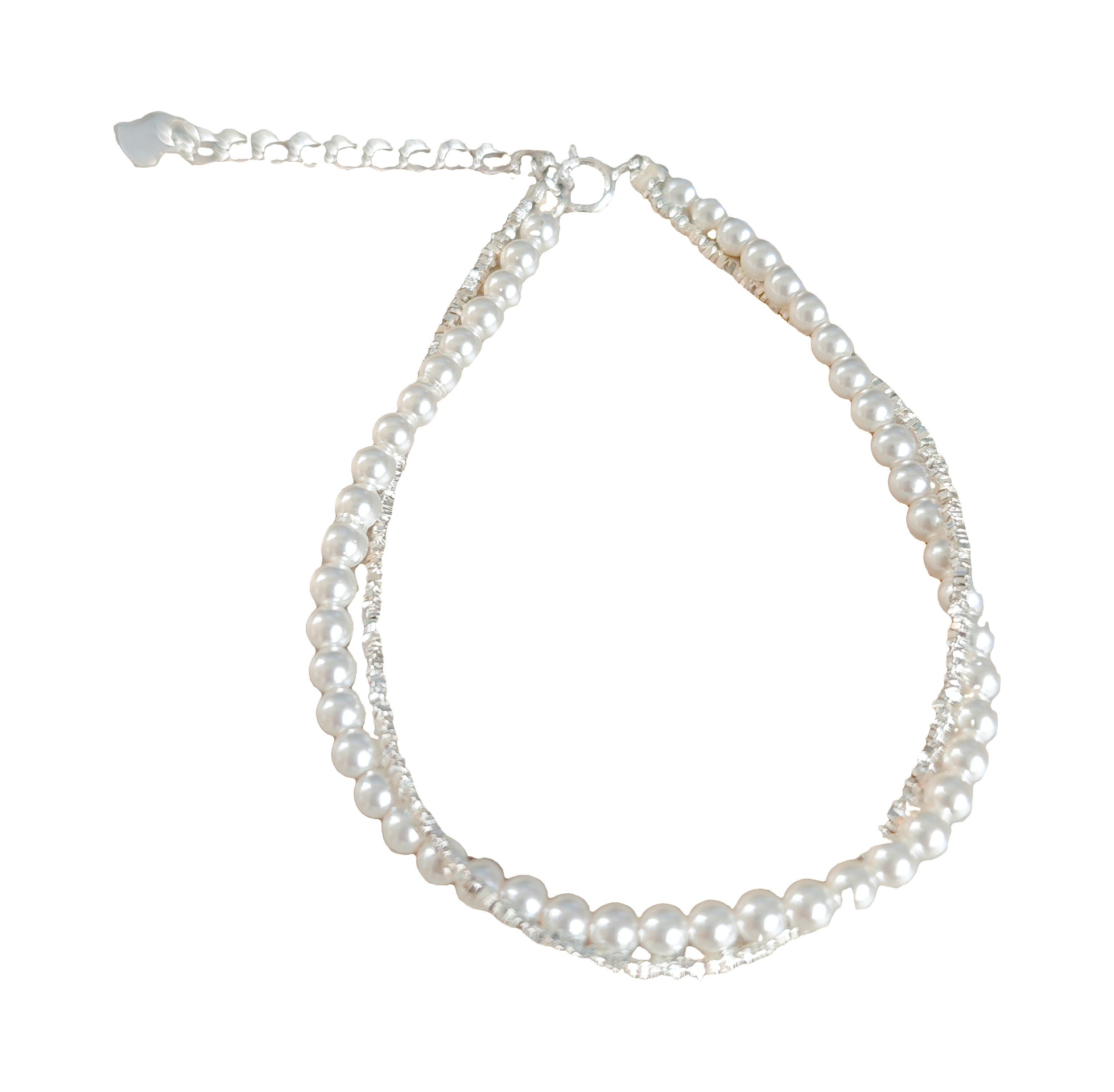 925银锦纶手链 足银925银饰高颜值闺蜜精致礼物公主轻奢时尚百搭