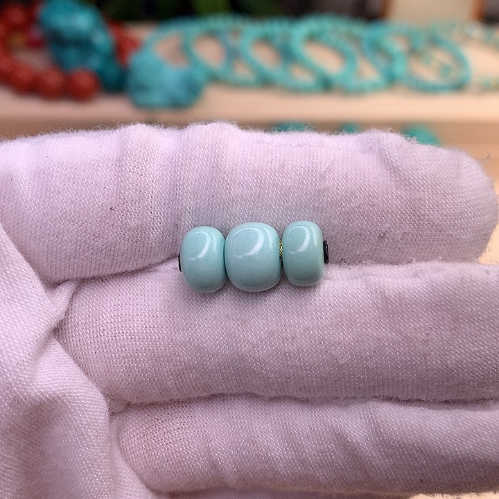 绿松石珠宝半成品未镶嵌