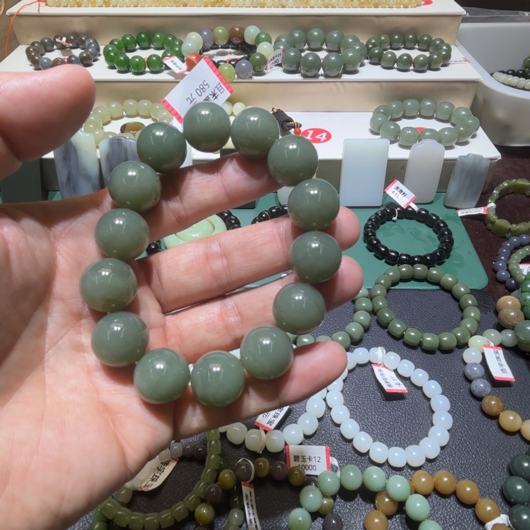 和田玉手链未镶嵌A**泽