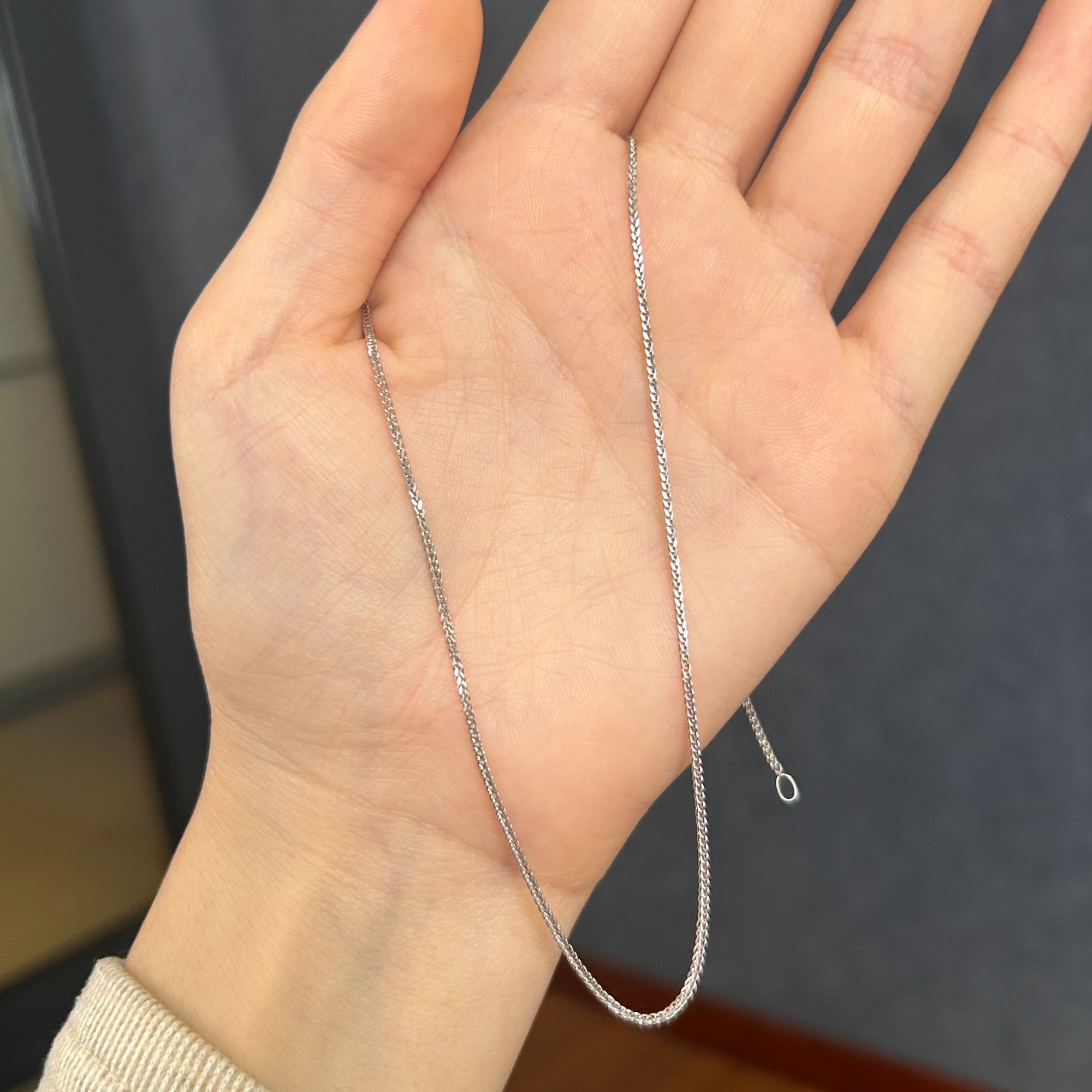 吊坠足银 周大生足银S925肖邦链送女友#经典#百搭小众#礼物素款