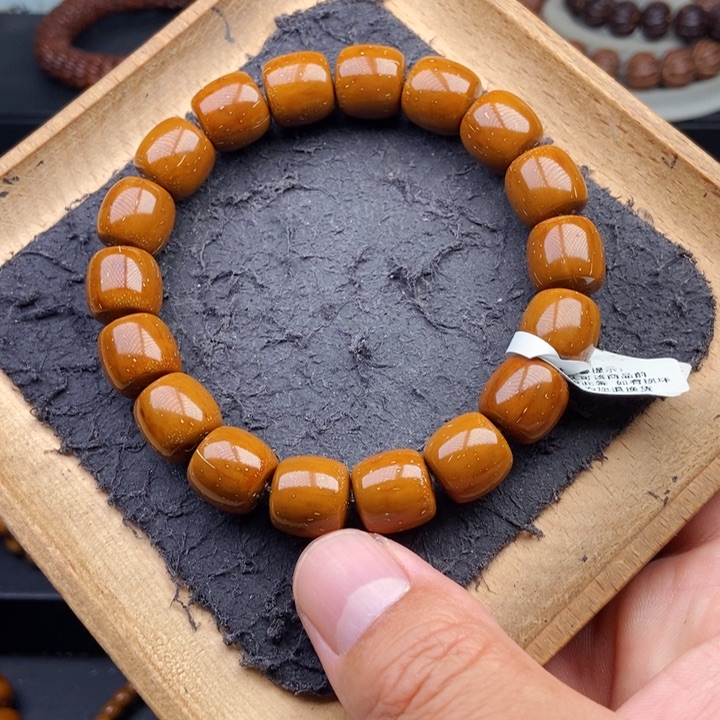 手串紫金鼠12.8mm天花板近实心