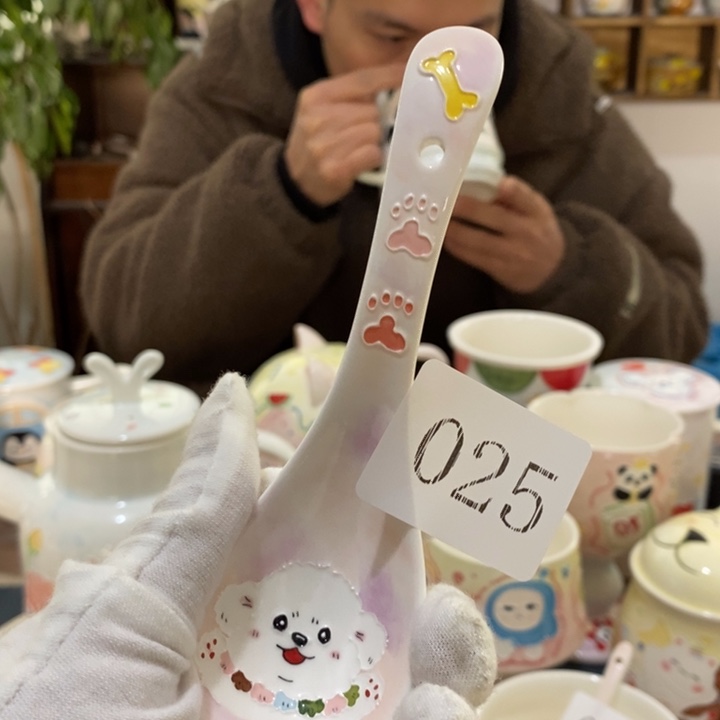 杯景德镇釉下彩手绘