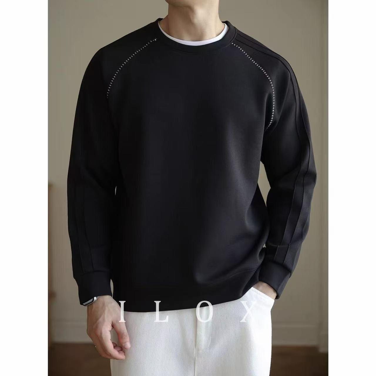 L小码衣长64    8616【山茶雪信】加厚卫衣