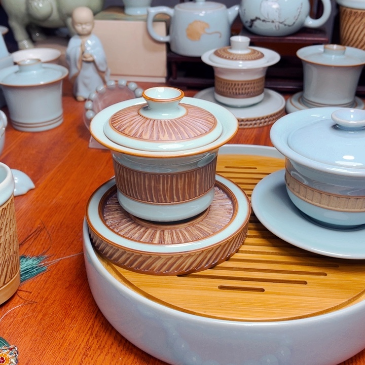 【闪购商品】汝州单壶单杯，天青，微瑕价