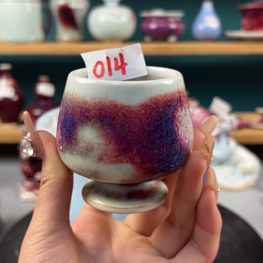 瓷片微瑕主人杯纯手工