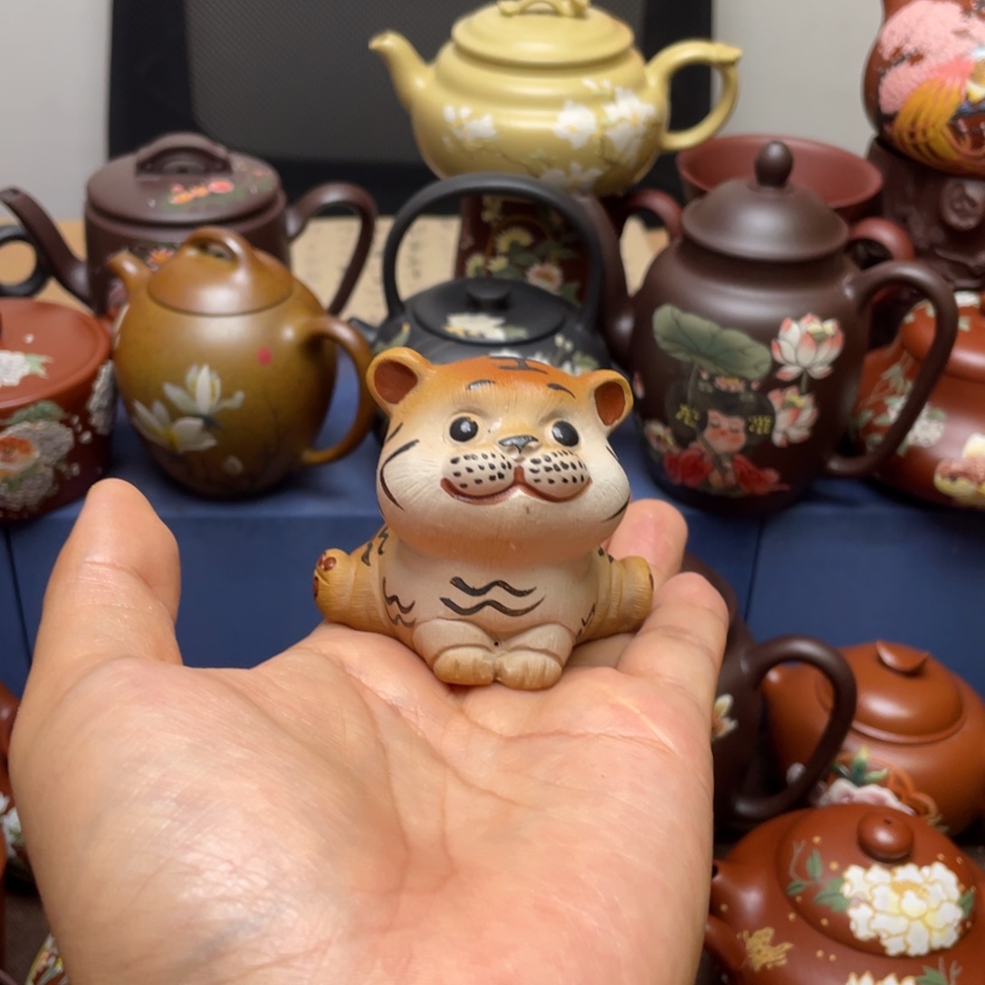 茶杯紫砂紫砂茶宠