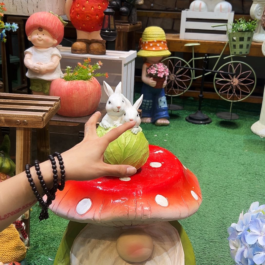 花园摆件红红火火